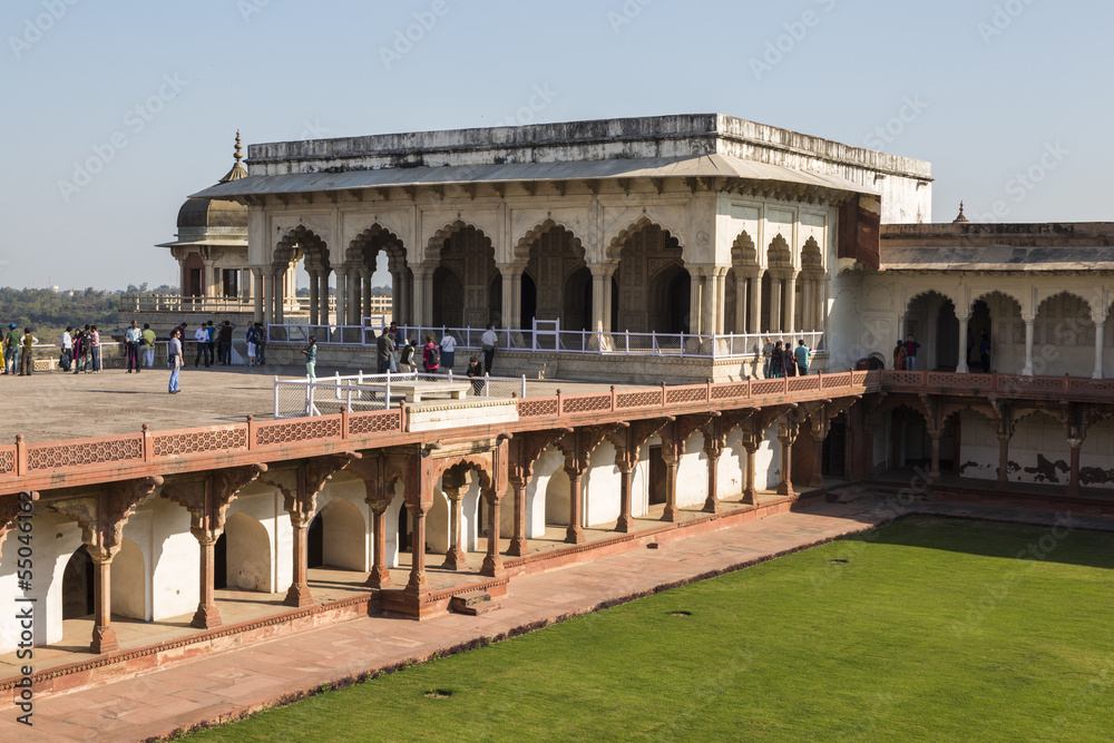 Court of the nobility on the Agra fort