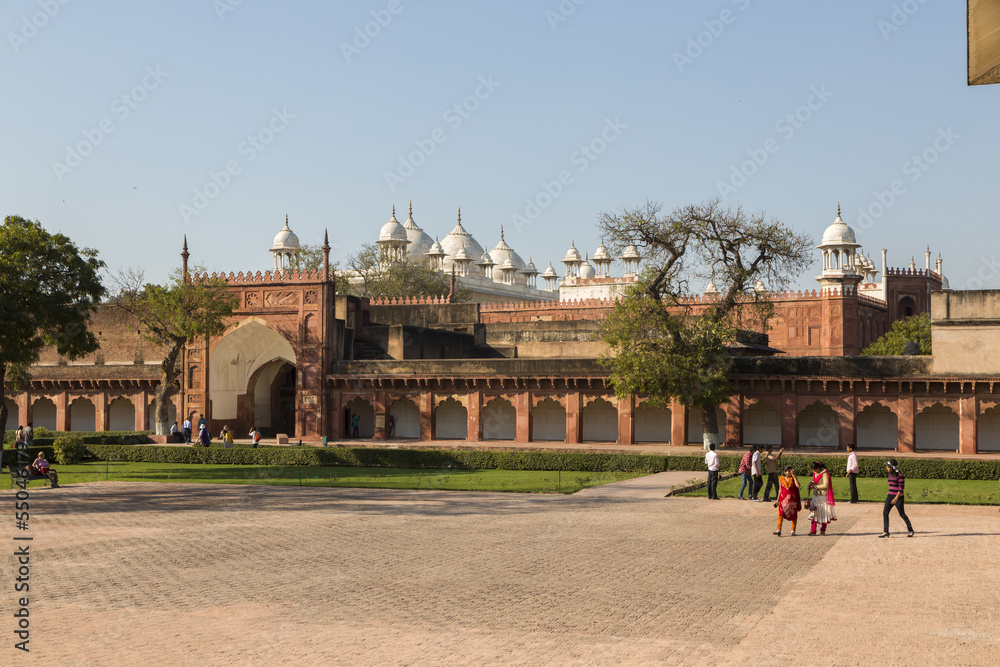Obraz premium Inner court of the Agra fort