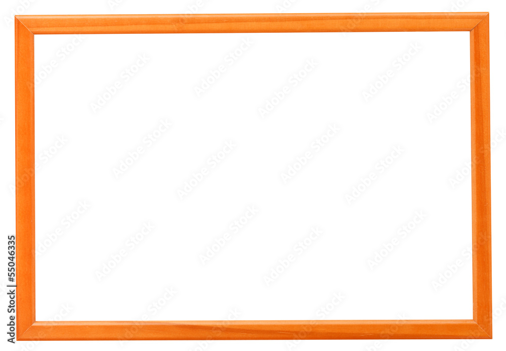 Naklejka premium modern orange narrow picture frame