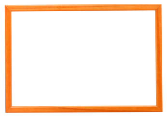 modern orange narrow picture frame