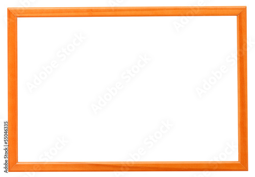 modern orange narrow picture frame