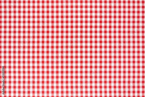 Red and white tablecloth background photo