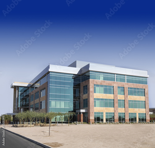 Large modern office building photo