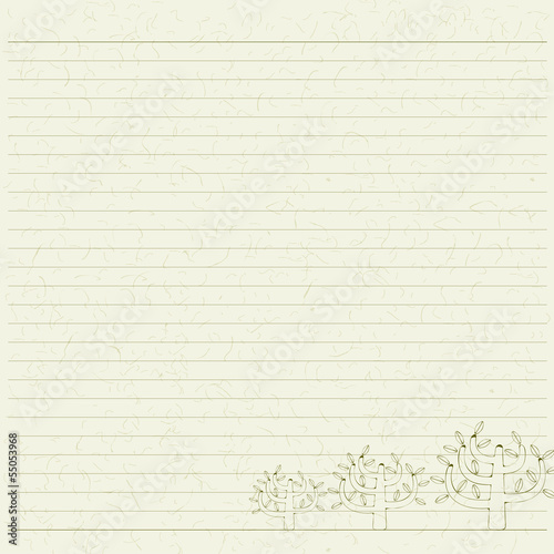 tree letter paper
