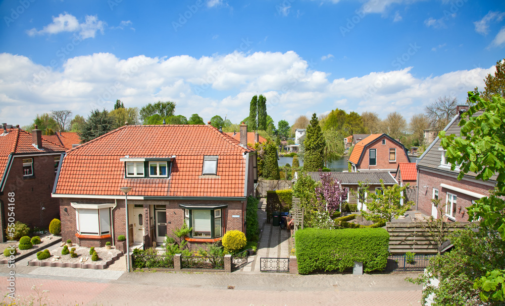 Traditional dutch houses