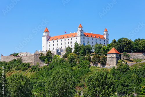 Medieval castle on the hill , Bratislava, Slovakia