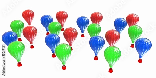 Hot Air Balloons with Gondola