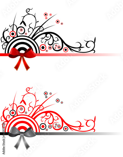 abstraction on a white background