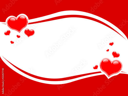 festive photo frame Valentine Valentine's Day