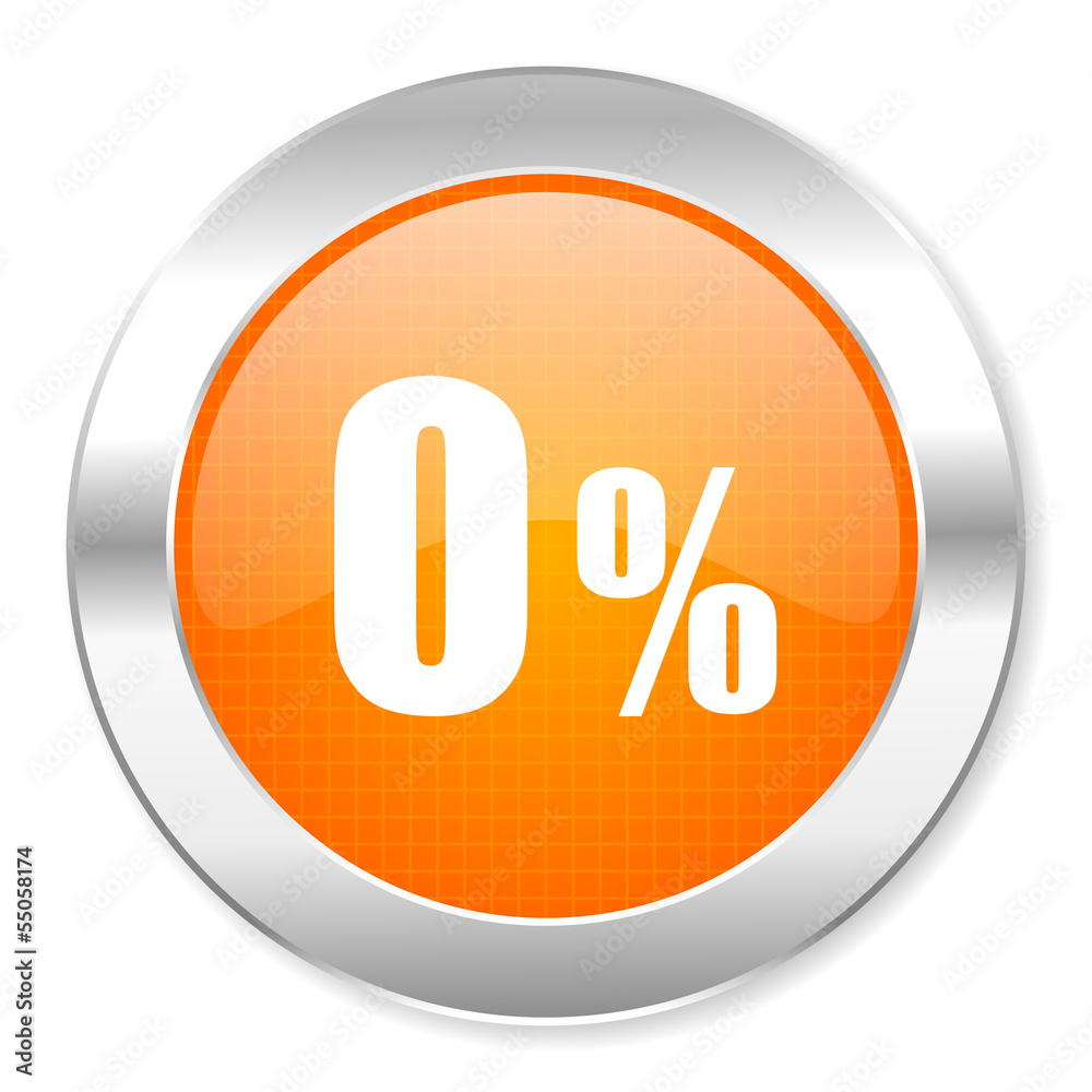 0 percent icon 0 percent icon