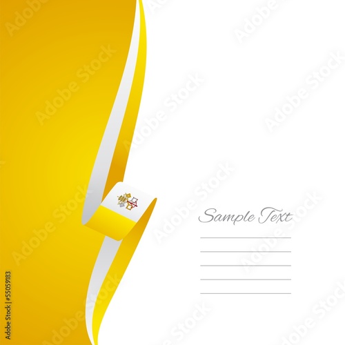 Vatican left side brochure cover vector