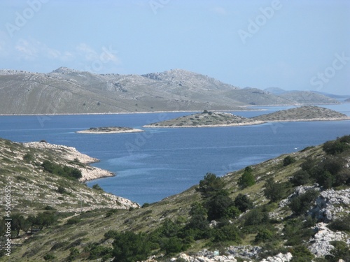 View on the Kornati national park from Levrnaka photo