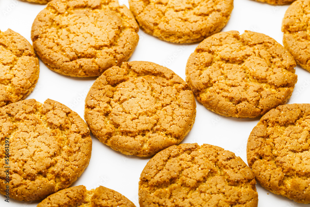 Homemade Cookie close up Homemade Cookie close up