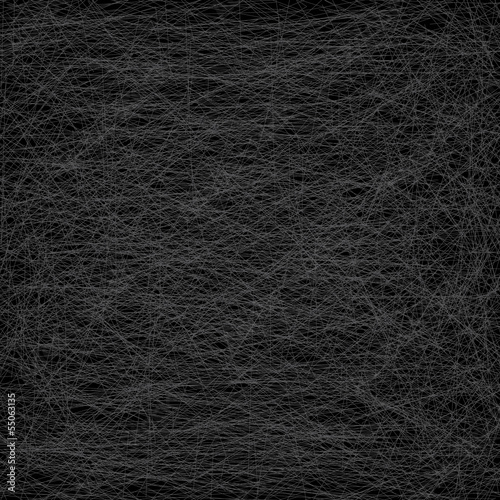 Abstract random lines on black background