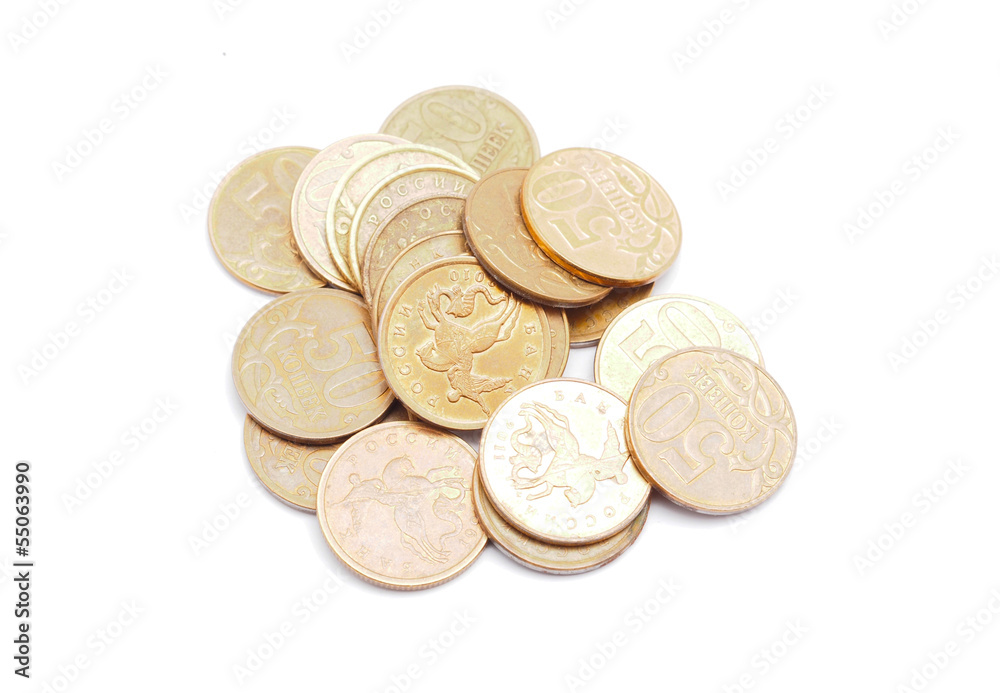 money on a white background money on a white background