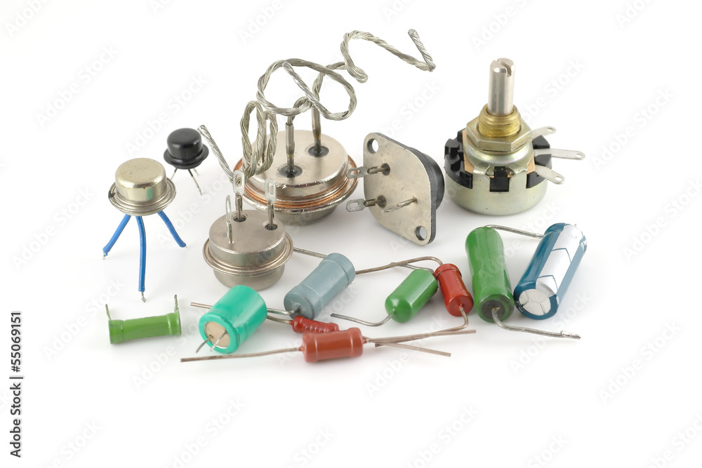 Old electonics components Old electonics components