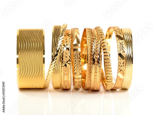 Golden bracelets