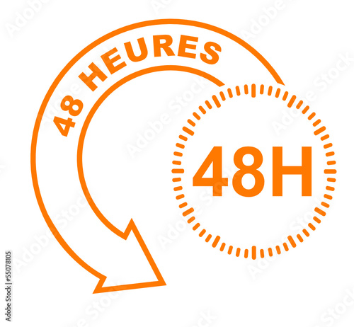 48 heures flèche orange