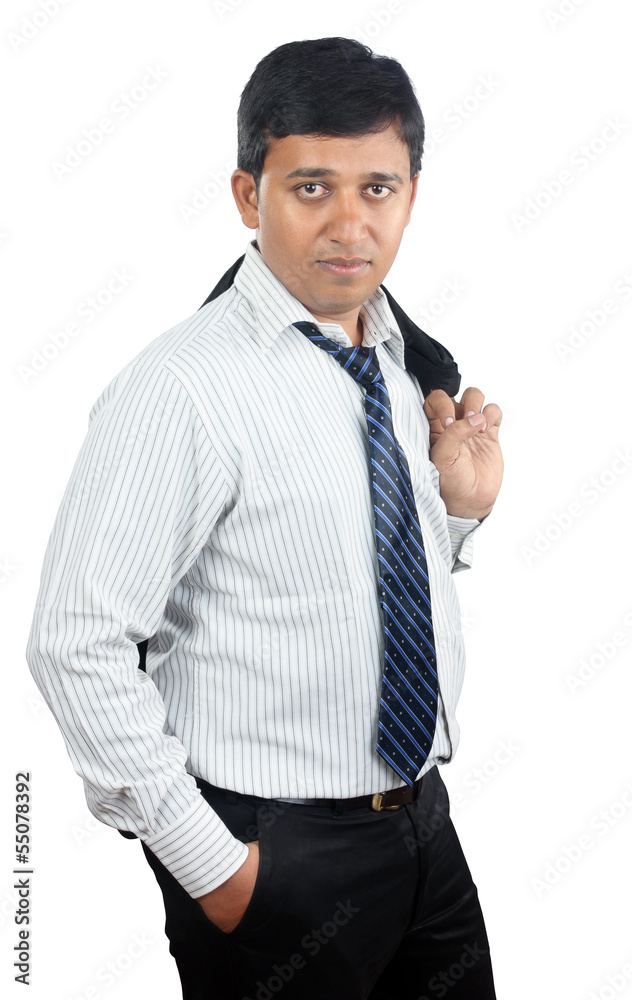 Depressed Indian Young Businessman Depressed Indian Young Businessman