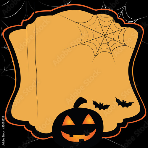 simple card for halloween