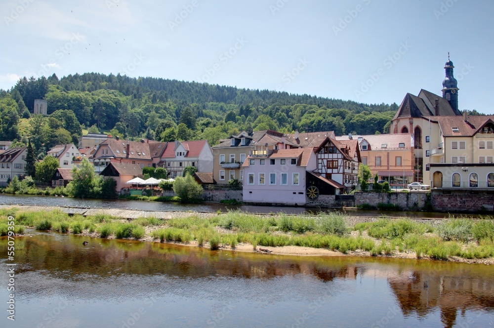 Ville de gaggenau en foret noire 