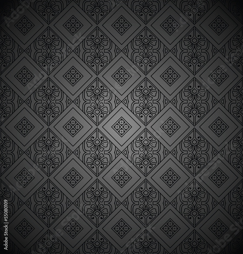 Seamless royal dark wallpaper