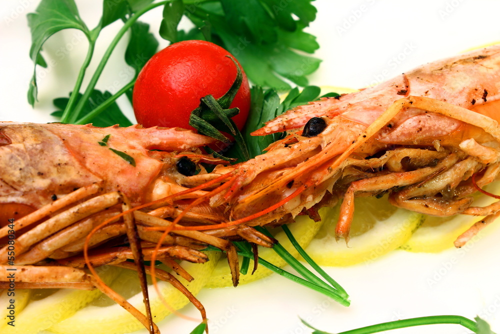 piatto di gamberoni piatto di gamberoni