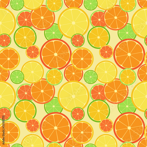 Color citrus pattern