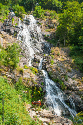 waterfall near Todtnau, a town in the Black Forest in Germany