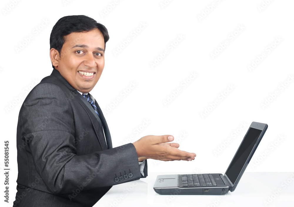 Cheerful Indian Businessman