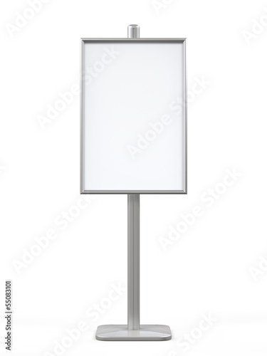 White Display Advertising Stand