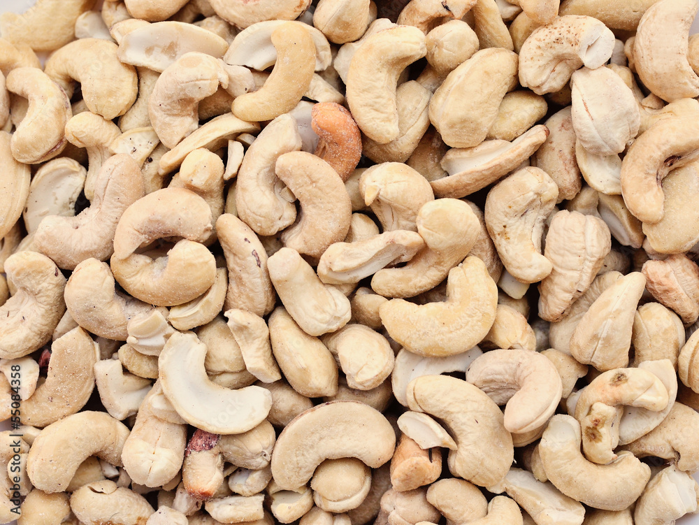 Cashew nuts full frame Cashew nuts full frame