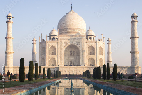 Taj Mahal in Sunset