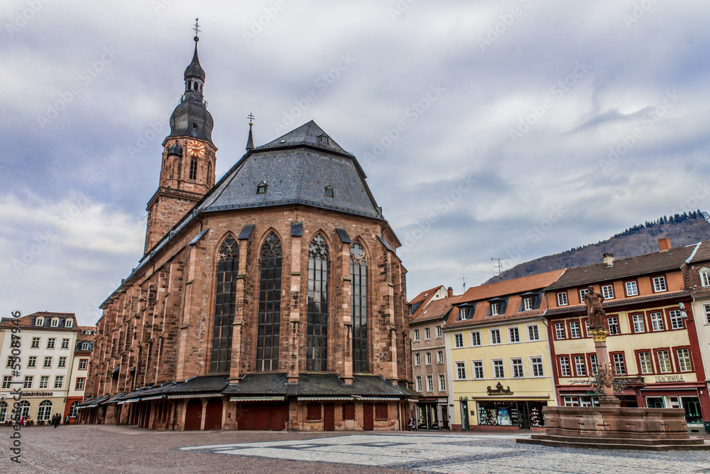 Fototapeta premium Heidelberg Heiliggeistkirche