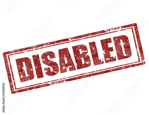 Disabled-stamp