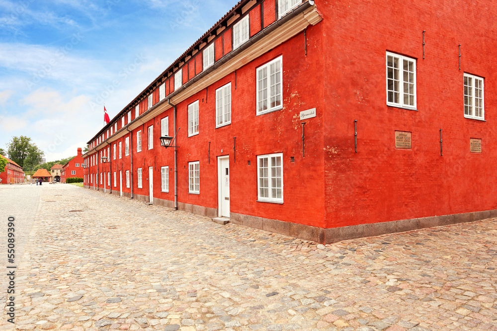 Historische Militärunterkünfte im Kastellet Kopenhagen