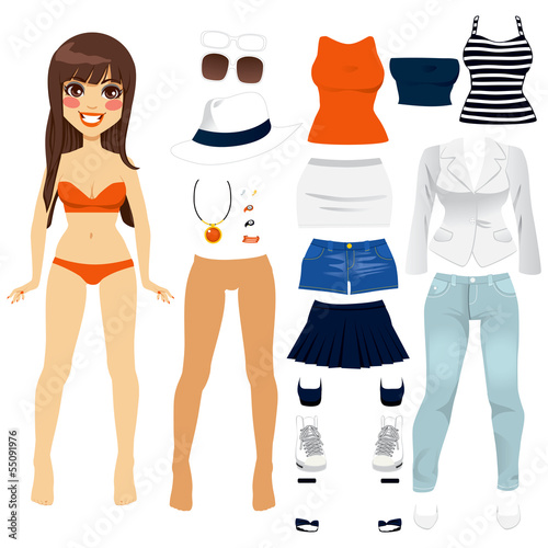 Paper Doll Women Clothing