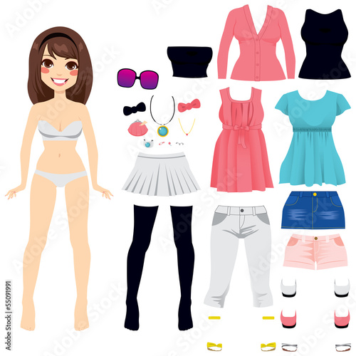 Paper Doll Women Fashion
