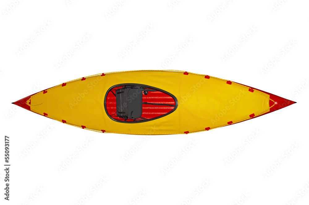 Obraz premium Yellow kayak