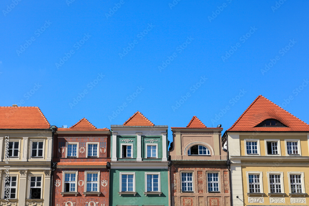 Houses in Old Market Square, Poznan, Poland