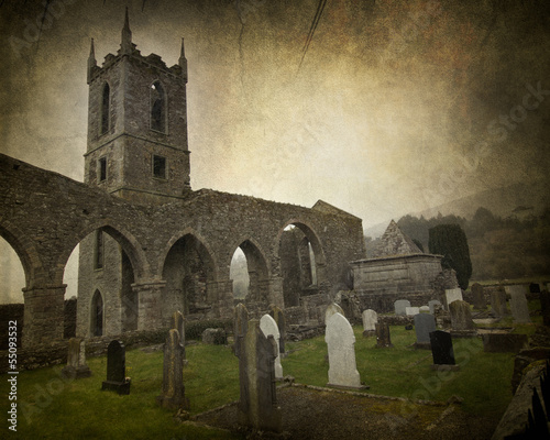 Historic 12th century Baltinglass Abbey, Wicklow Ireland