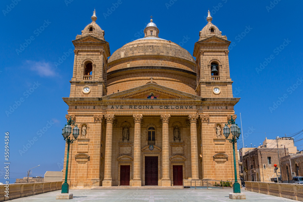 Mgarr church in the republic of Malta
