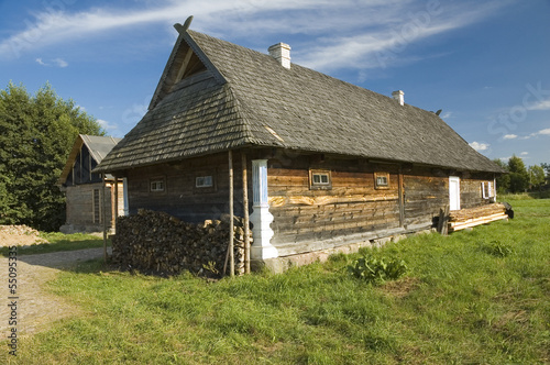 Wooden cottage house