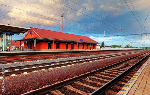 Train station platform