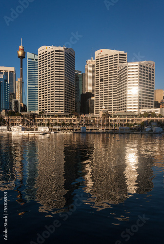 skyscrapers in Darling Harbour  Sydney