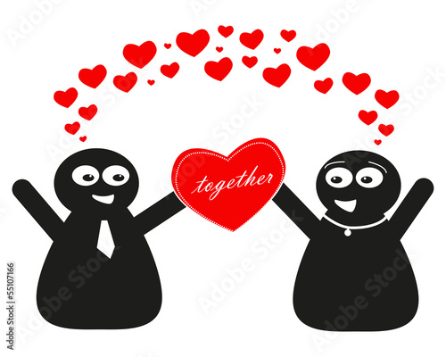 Liebe, für immer zusammen, together