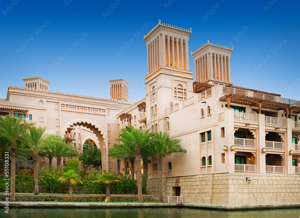 Obraz premium The old district of Dubai, Madinat Jumeirah
