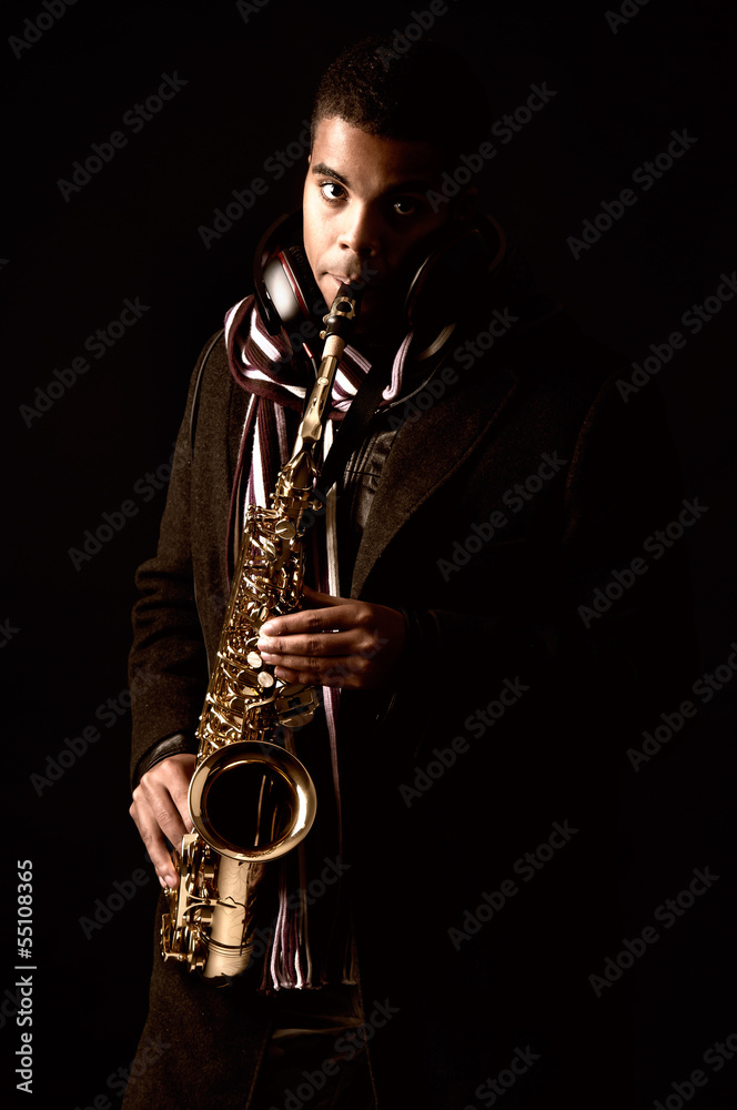 Naklejka premium Musician