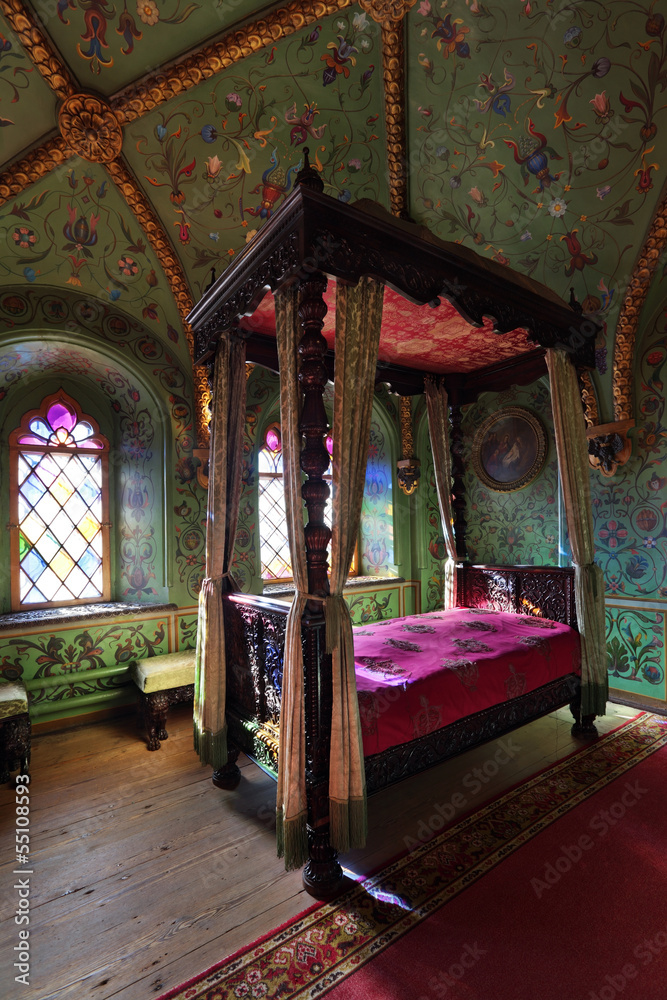 Bedroom, Terem Palace, Grand Kremlin Palace interior Stock Photo | Adobe  Stock