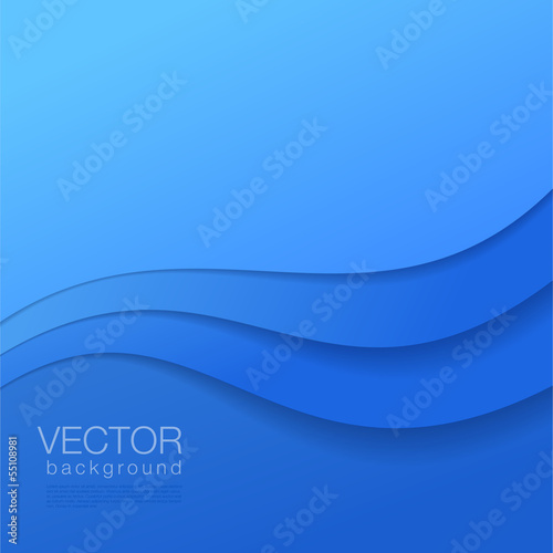 Abstract vector blue Background with copyspace.